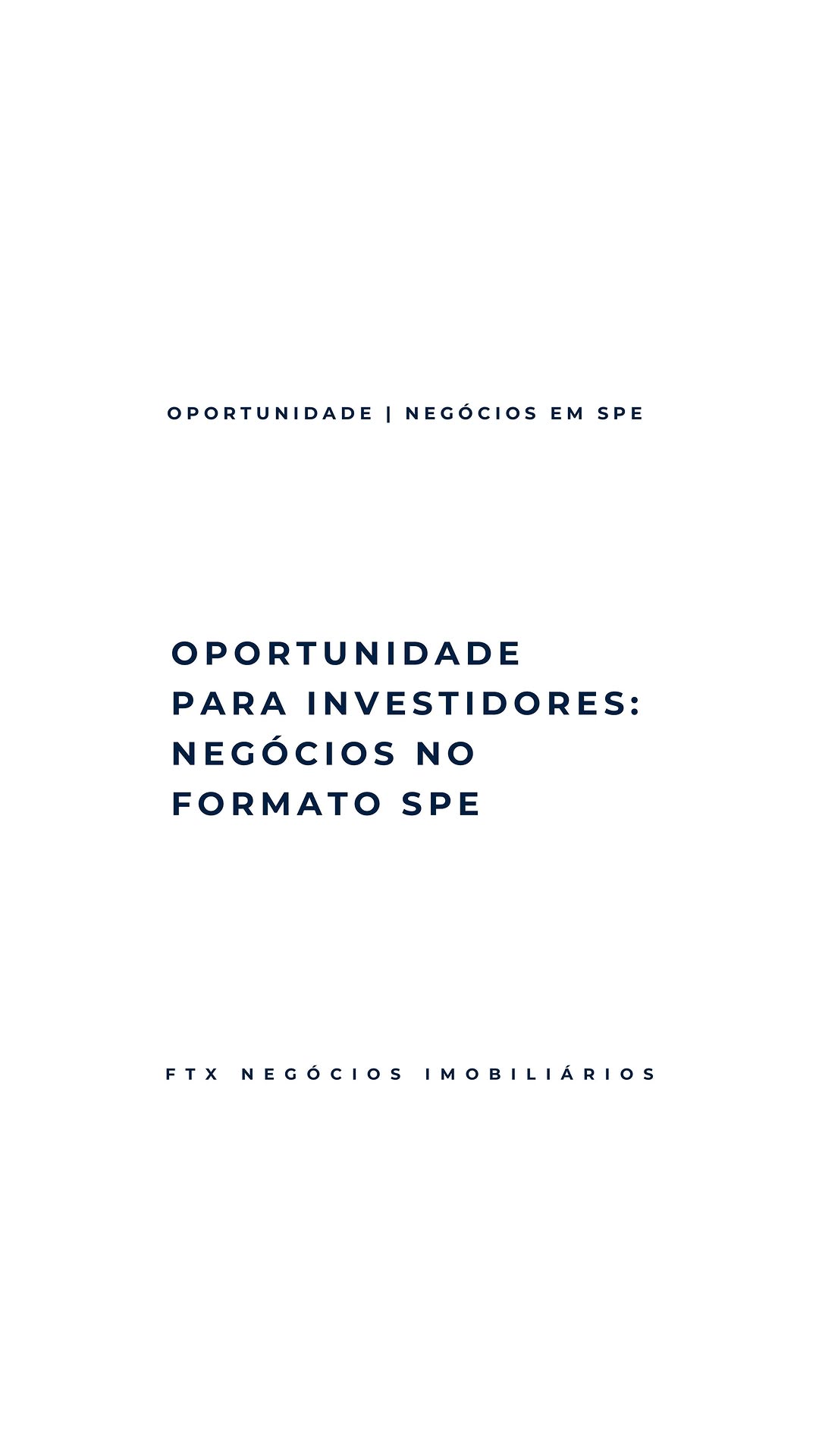 Oportunidade para investidores: Negócio no formato SPE. Oportunidade para investidores: Negócio no formato SPE.
