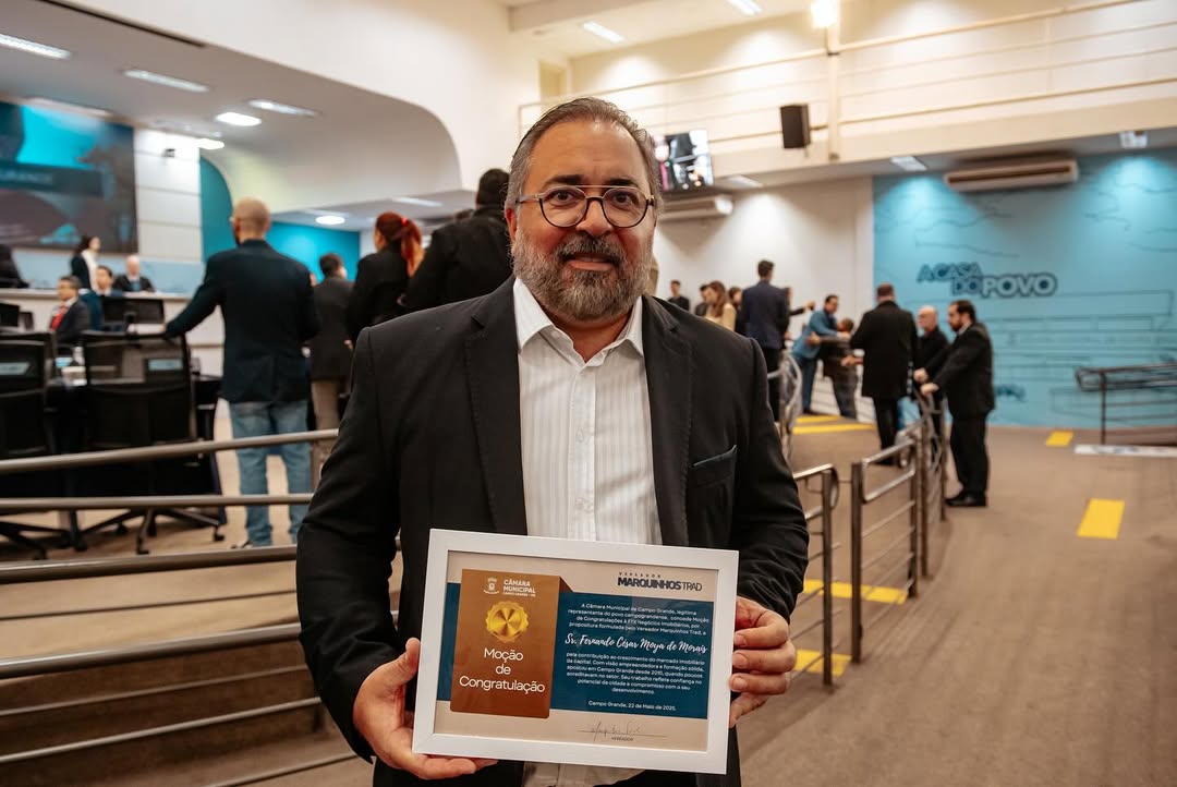 Reconhecimento à Contribuição no Mercado Imobiliário de Campo Grande! Reconhecimento à Contribuição no Mercado Imobiliário de Campo Grande!