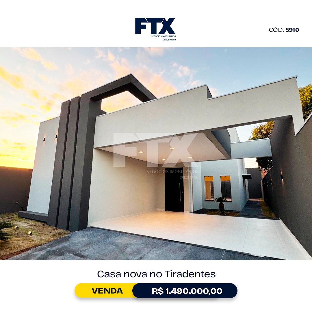 Residência nova, recém-finalizada, com acabamento de alto padrão. 