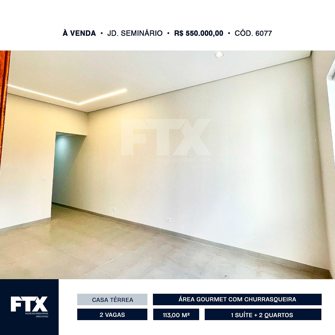 Linda casa no Jardim Seminário te esperando!