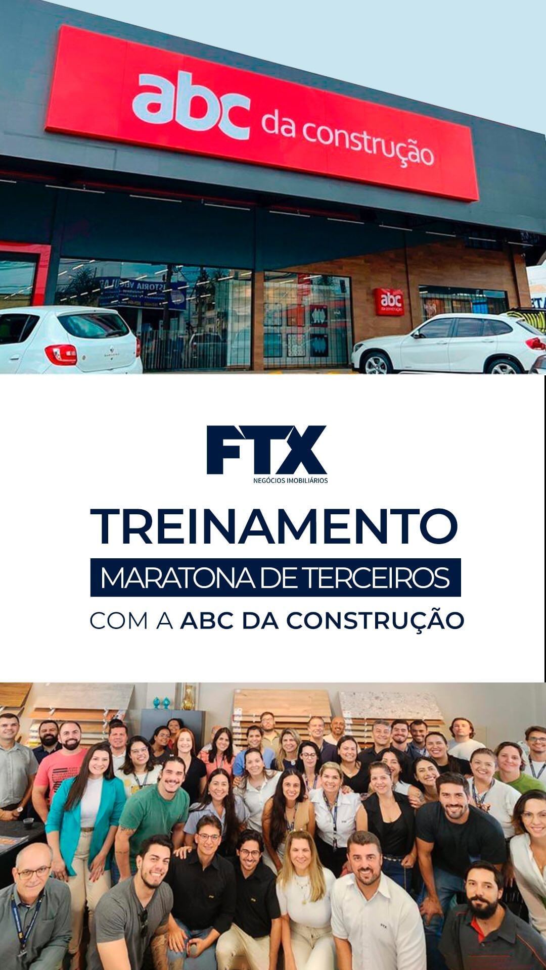 Maratona de terceiros com a ABC da construção.